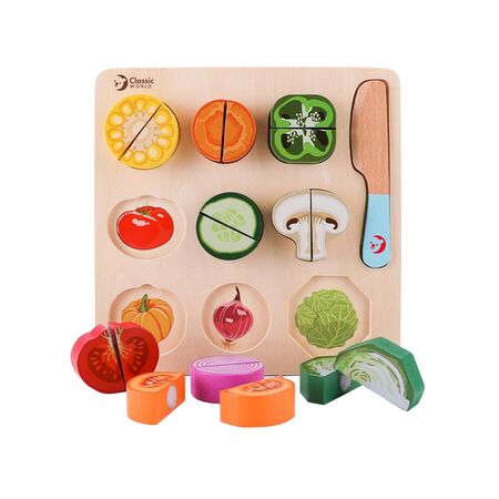 Classic World Puzzle Gemse schneiden