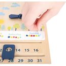 small foot Holzspielzeug: Lernuhr mit Kalender Educate