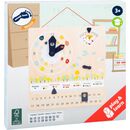 small foot Holzspielzeug: Lernuhr mit Kalender Educate
