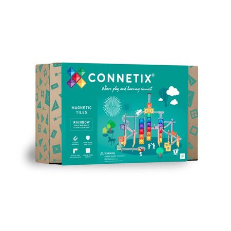 CONNETIX Magnetbausteine Kugelbahn - 92 Teile