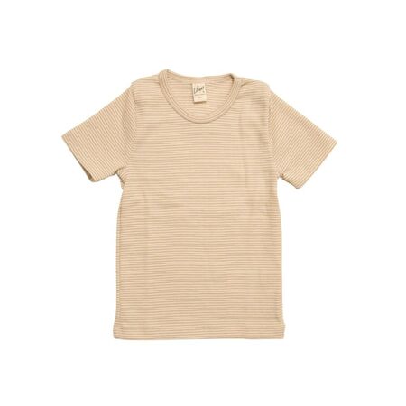 Lilano Unterhemd kurzarm Wolle/Seide Ringel