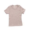 Lilano Unterhemd kurzarm Wolle/Seide Ringel