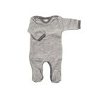 Lilano Baby Anzug mit Fu� Wollfrottee Ringel