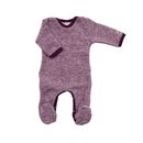 Lilano Baby Anzug mit Fu� Wollfrottee Ringel